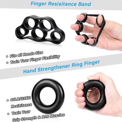 Adjustable 5-60Kg Heavy Hand Gripper Fitness Hand Exerciser Grip Wrist Training Finger Gripper Hand Strengthener for Patient